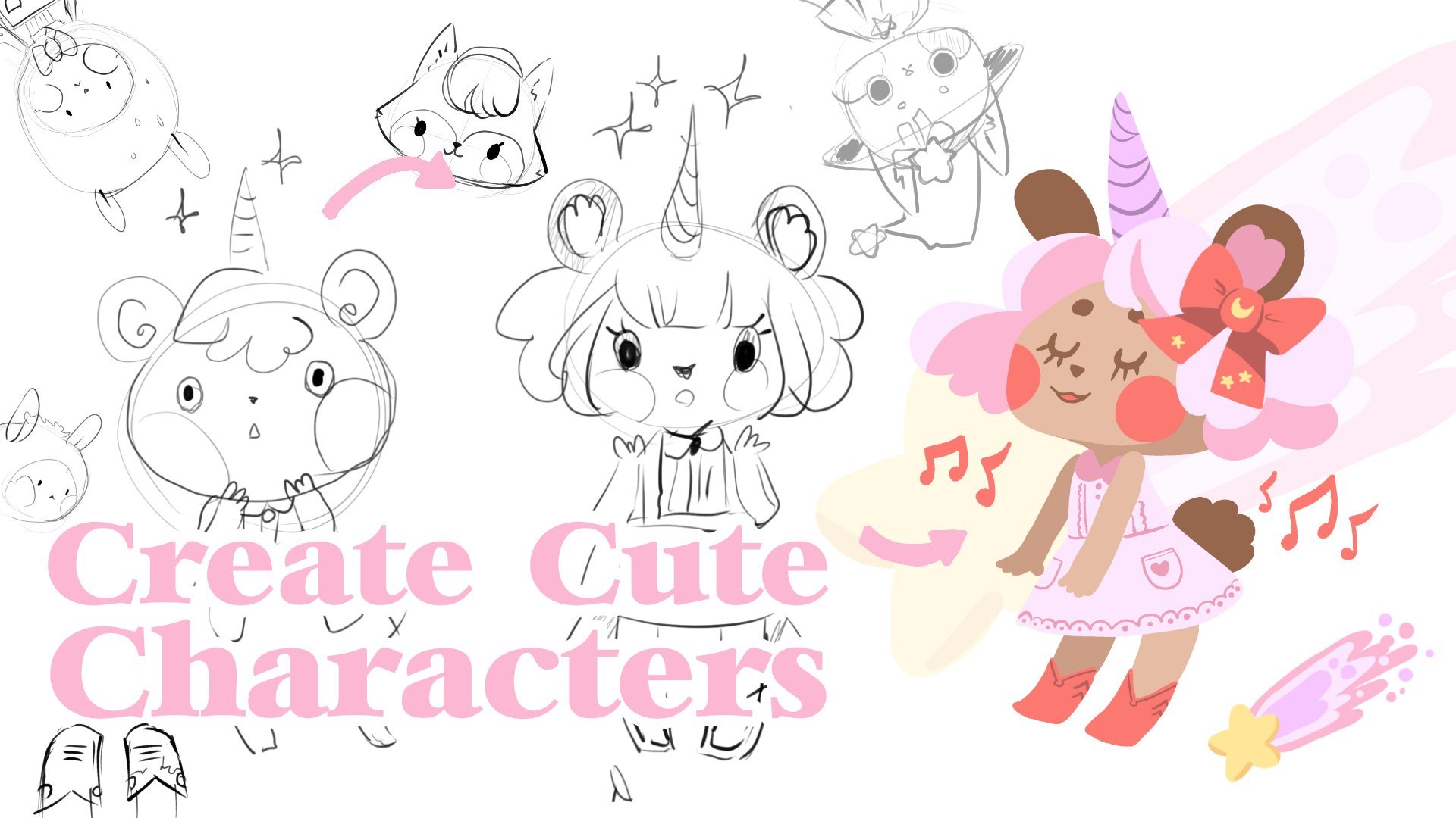 How to Draw Cute (KAWAII) Characters 