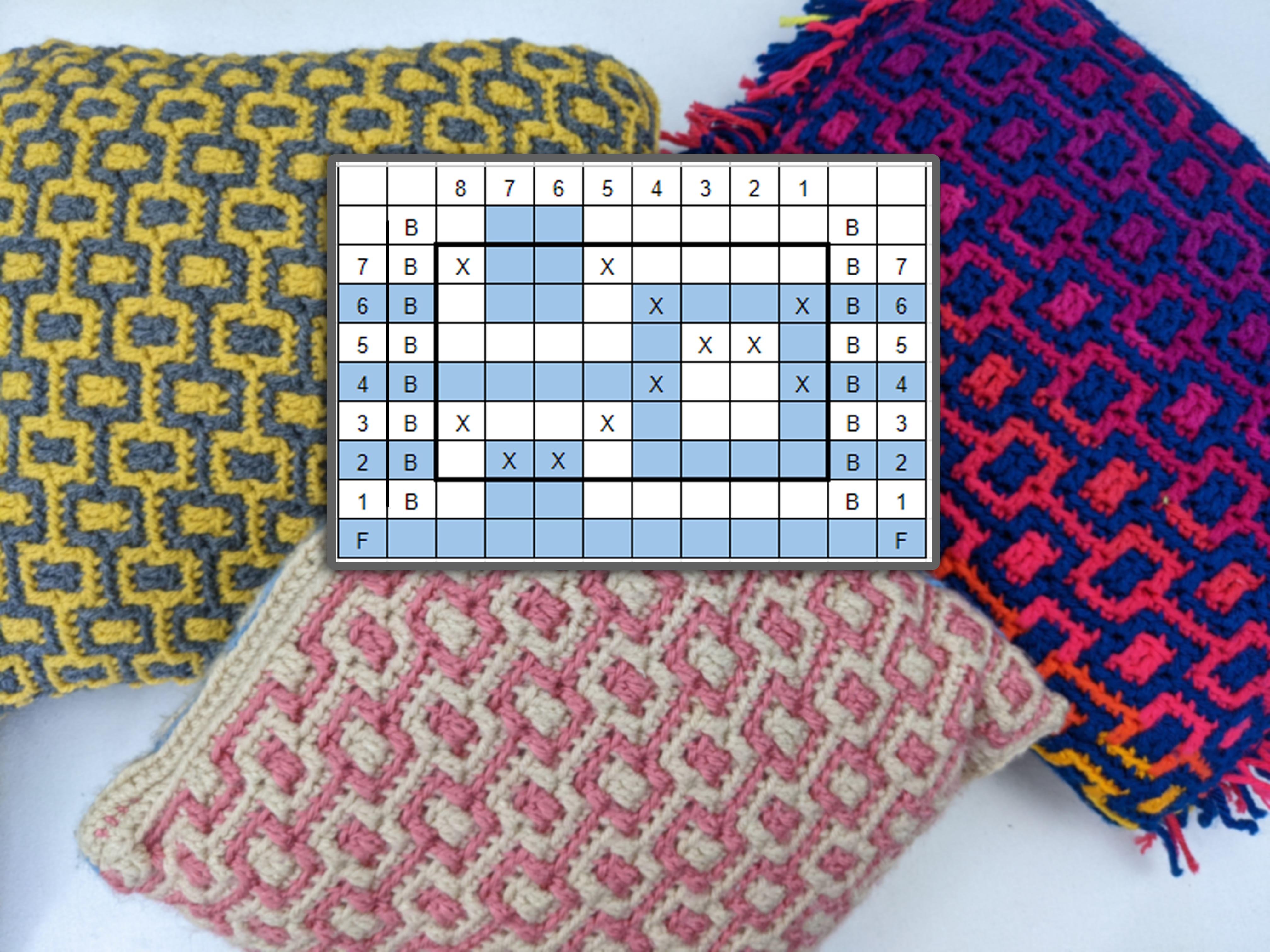 How to do Mosaic crochet - Gathered