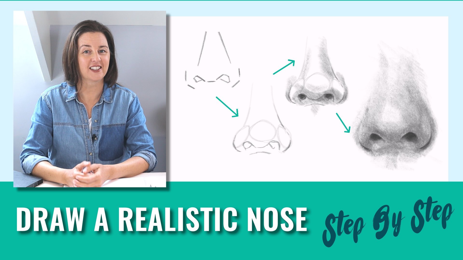 How To Draw A Realistic Nose in 4 Simple Steps - Udemy Blog