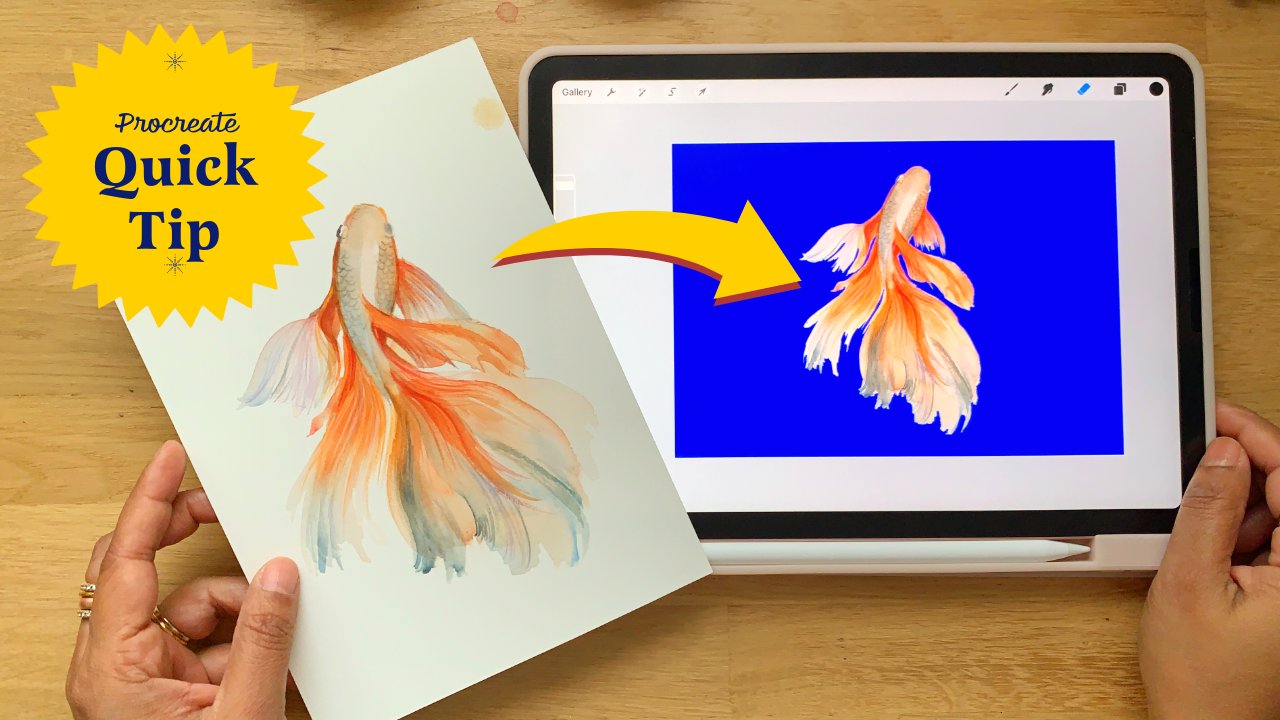 Procreate Quick Tip Digitise Your Artwork & Remove Backgrounds Easily