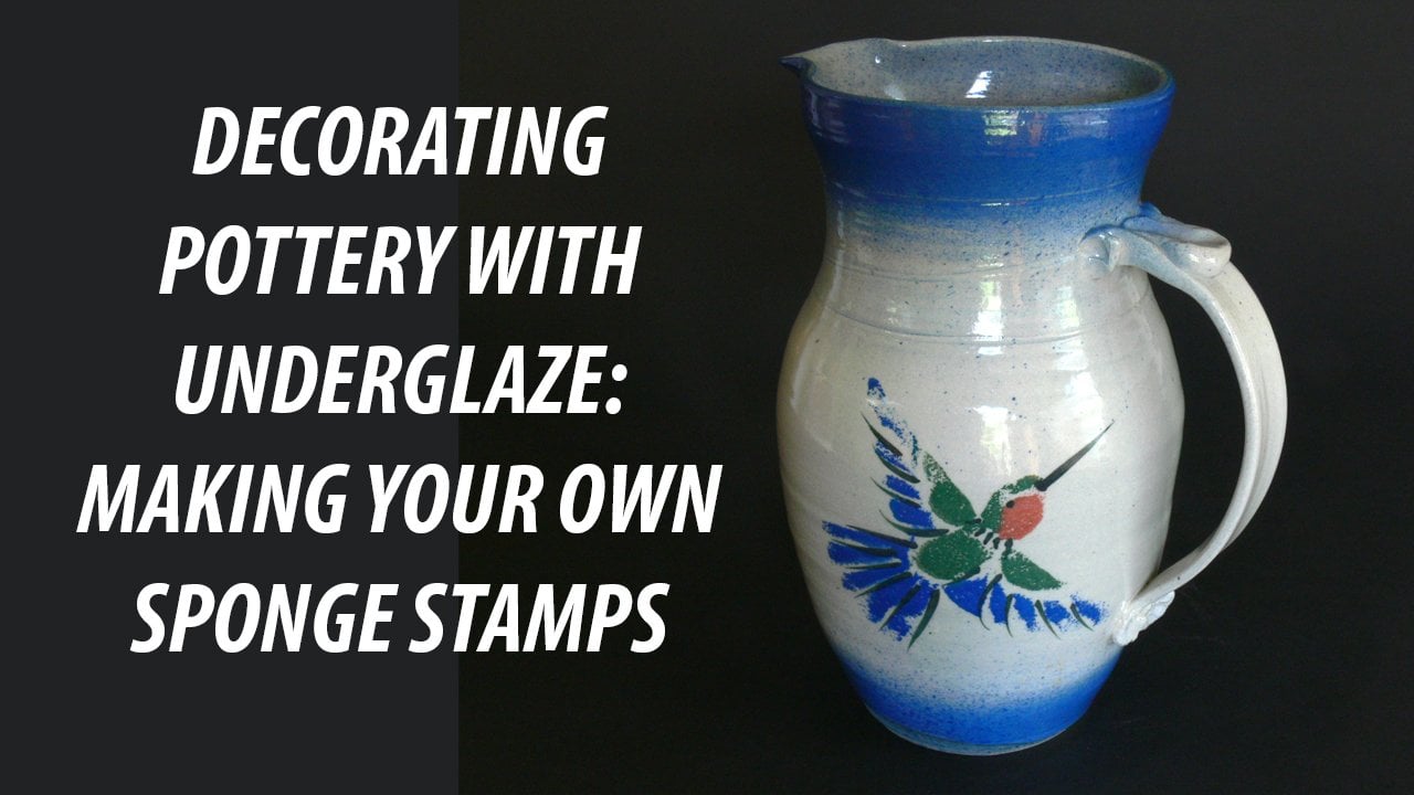 Decorating Pottery with Underglaze: Sponge Stamping, Vicki Conley