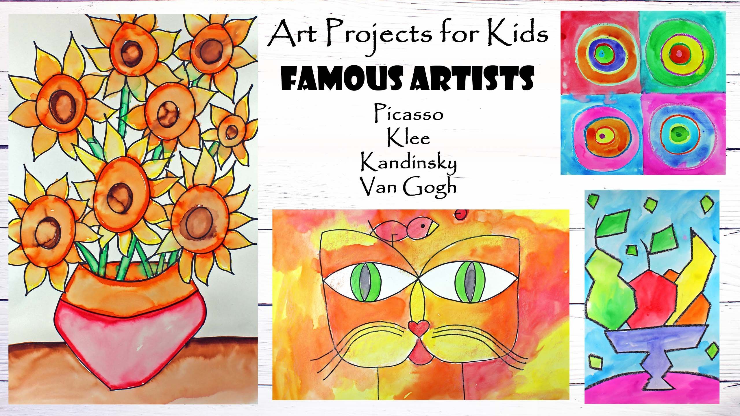 5 Pop Art Lesson, Projects, and Art Activities for Kids - Ms Artastic