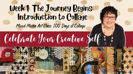 Introduction to Art Journaling Class - Mixed Media Art