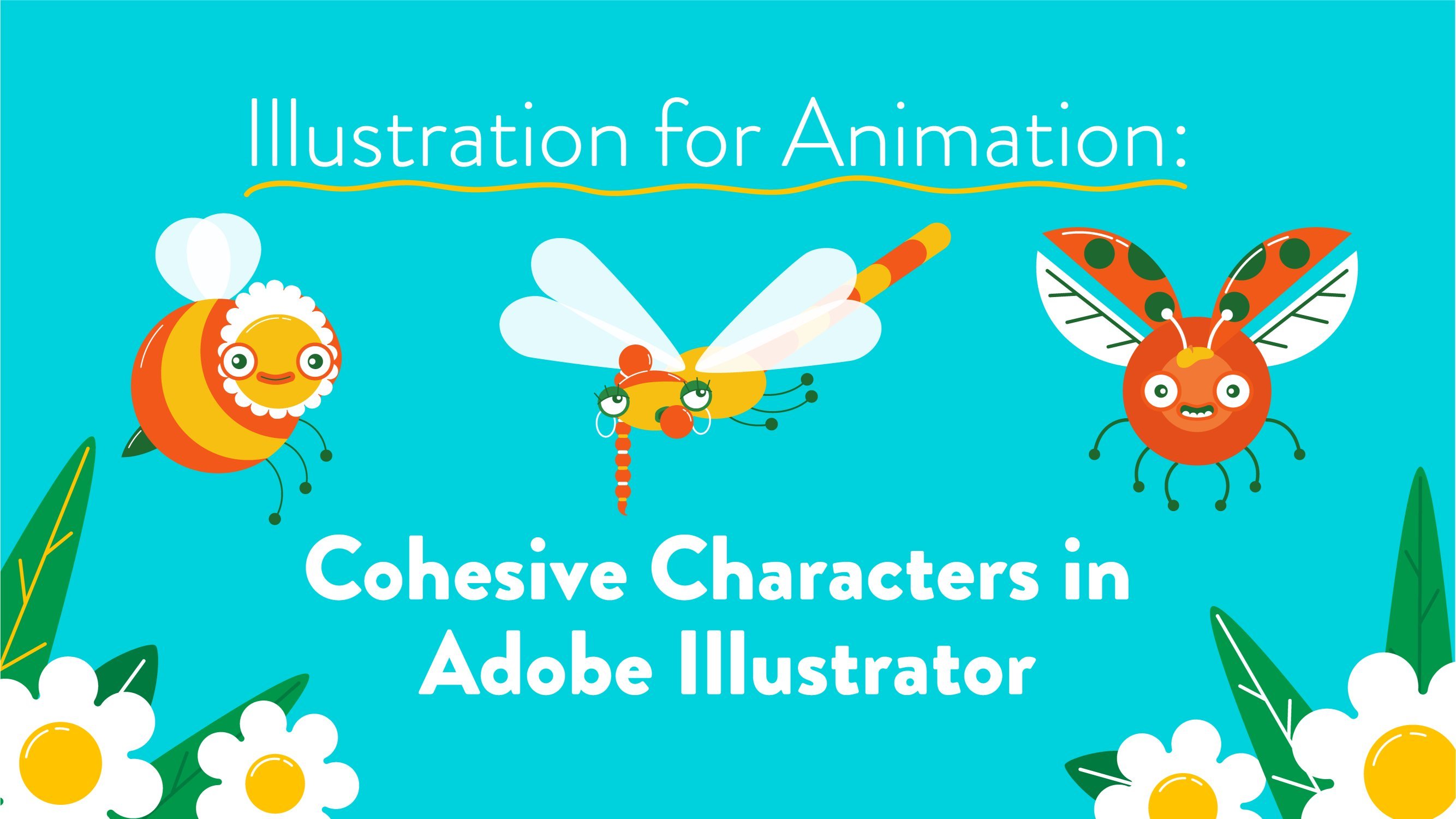 Illustration for Animation: Cohesive Characters in Adobe Illustrator