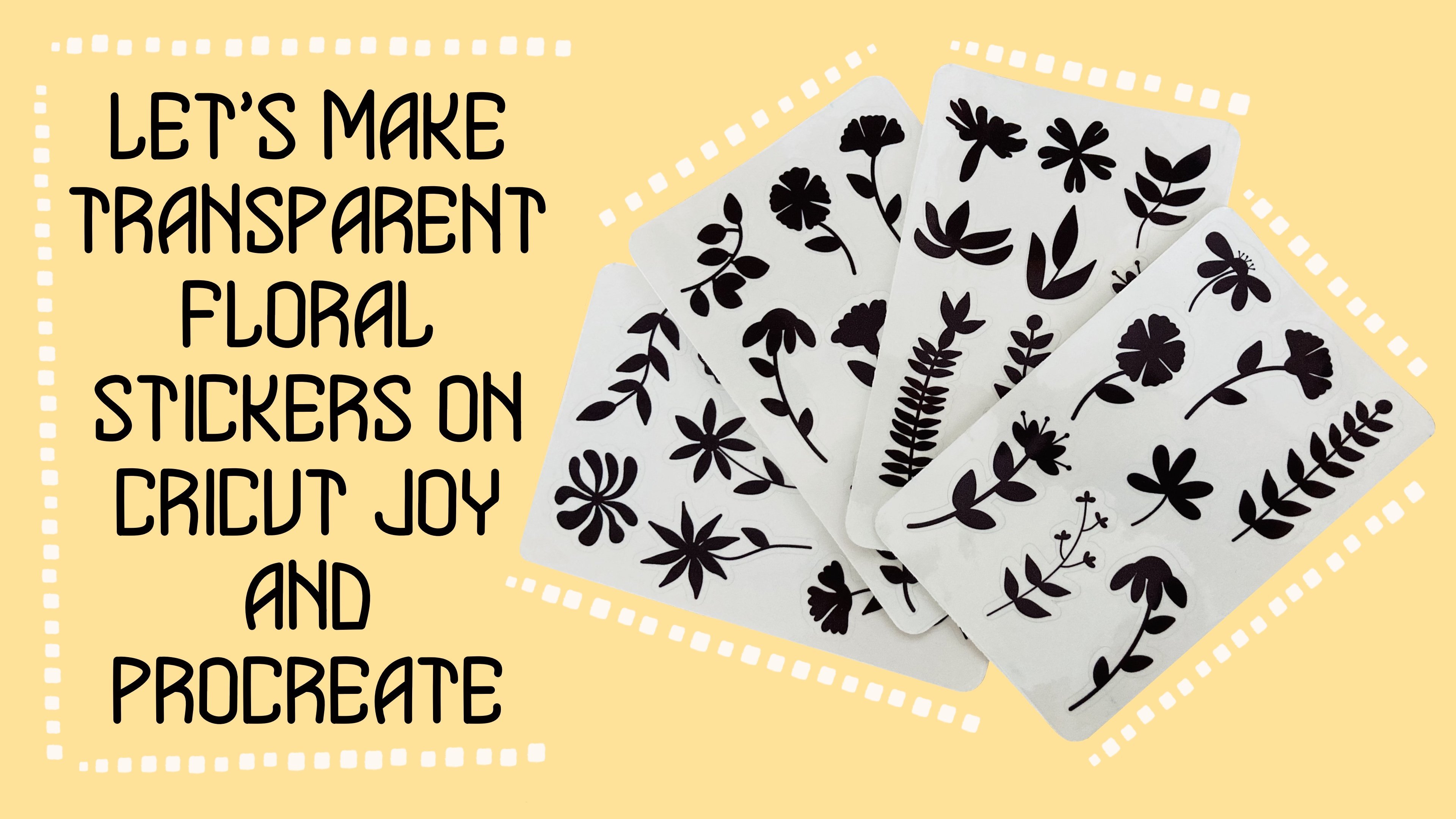 How To Make Stickers With Cricut Joy And Procreate