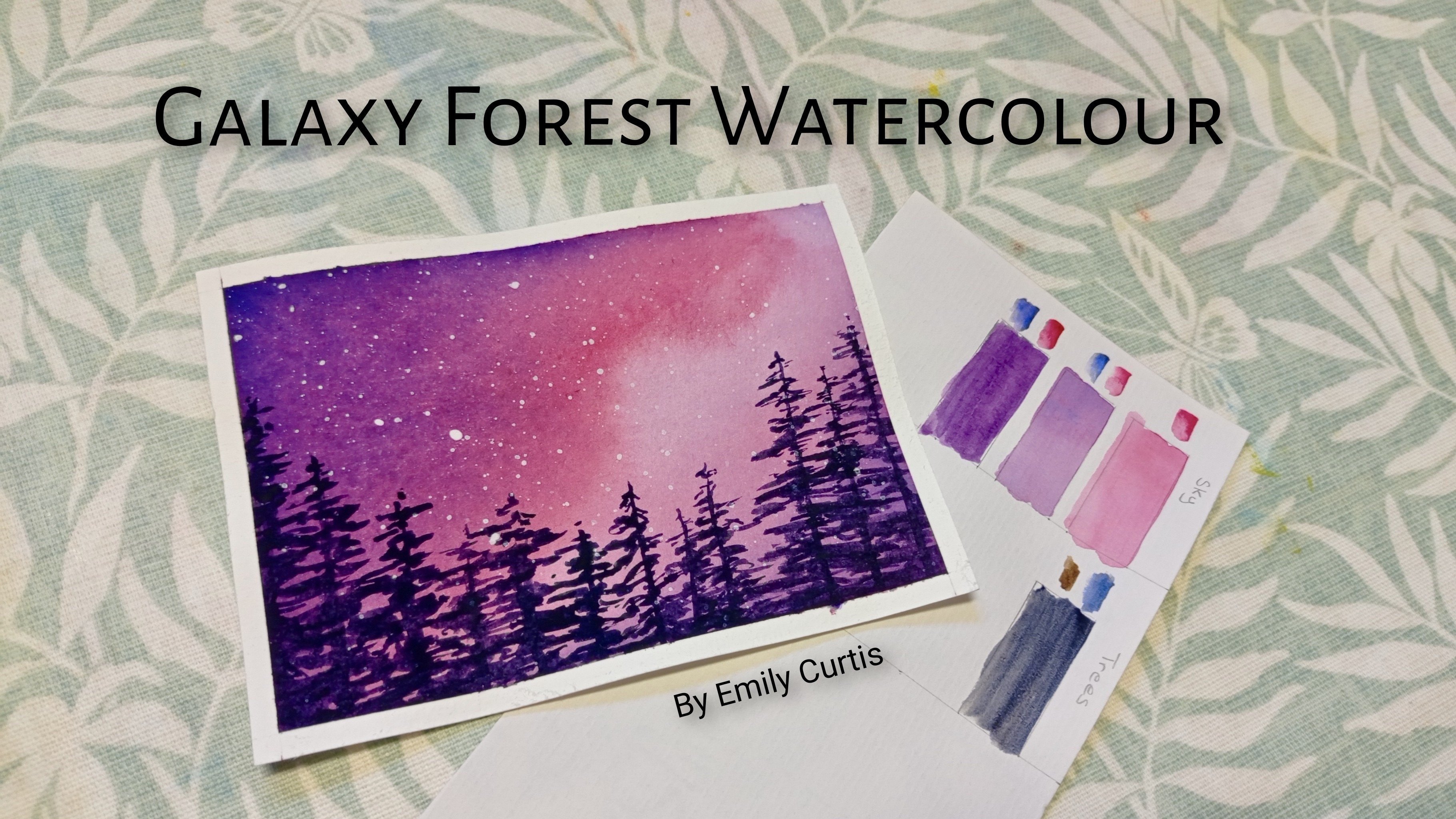 Painting Watercolour Galaxies — Abi Eleri