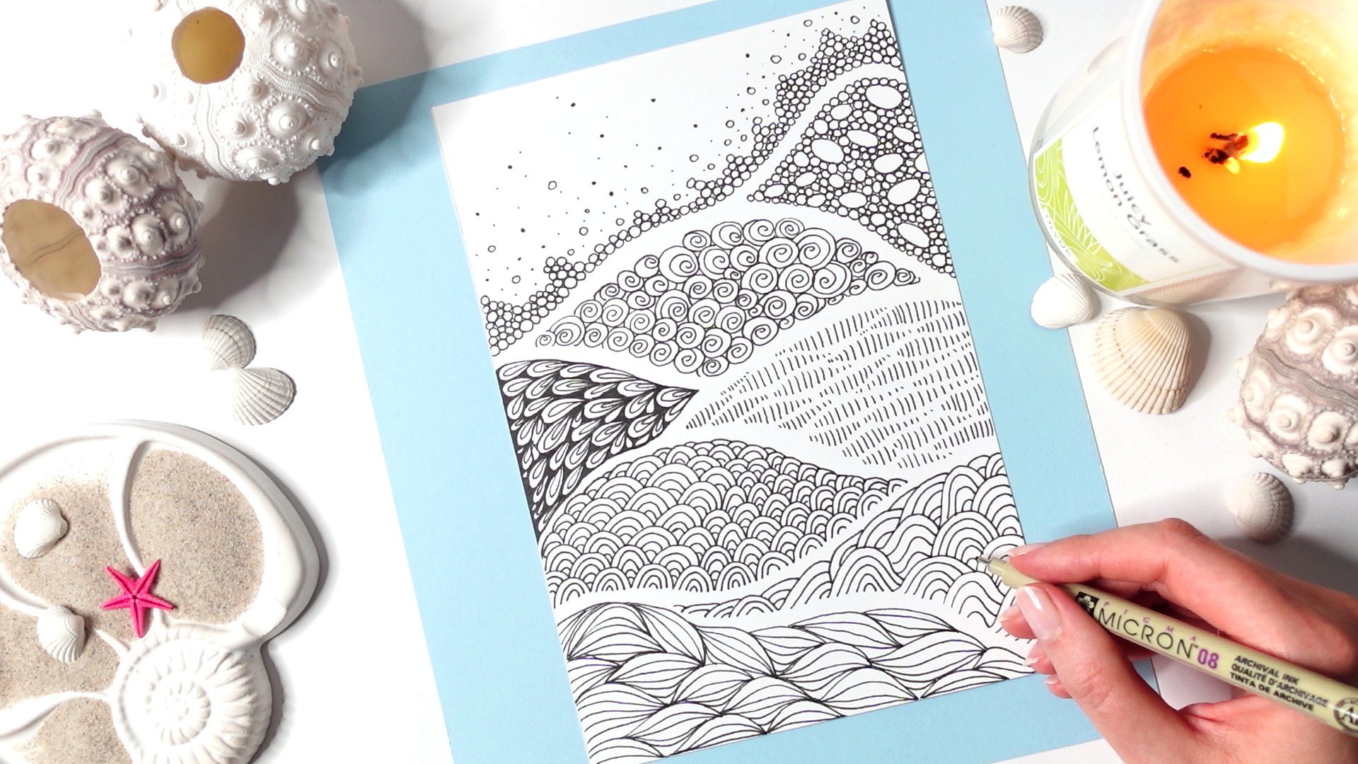 Zentangle ou l'art de dessiner pour déstresser