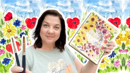 Sketchbook Florals: Relaxed Watercolour Flowers for Joyful Pages