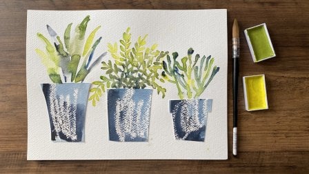 Maîtriser le liquide de masquage en peinture aquarelle : 10 jours de défi  artistique, Ohn Mar Win