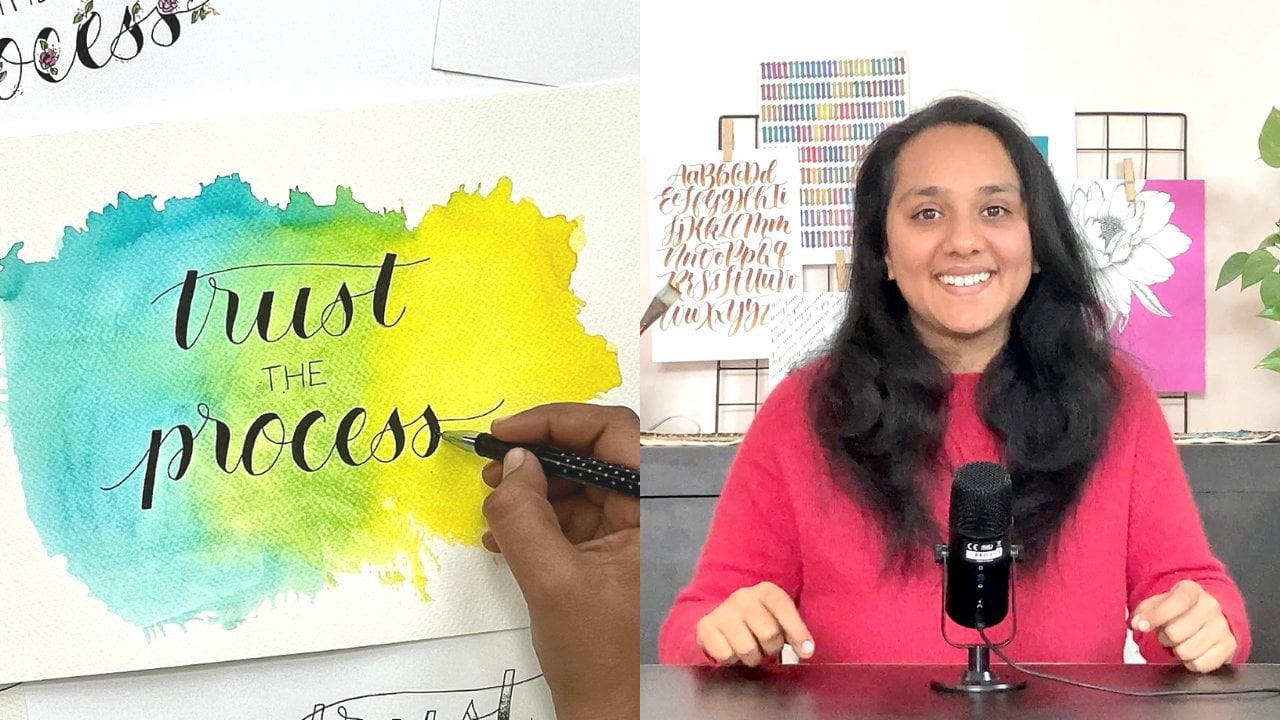 Beginner's Guide to Calligraphy and Hand Lettering with a Regular Pen, Simran Sahni