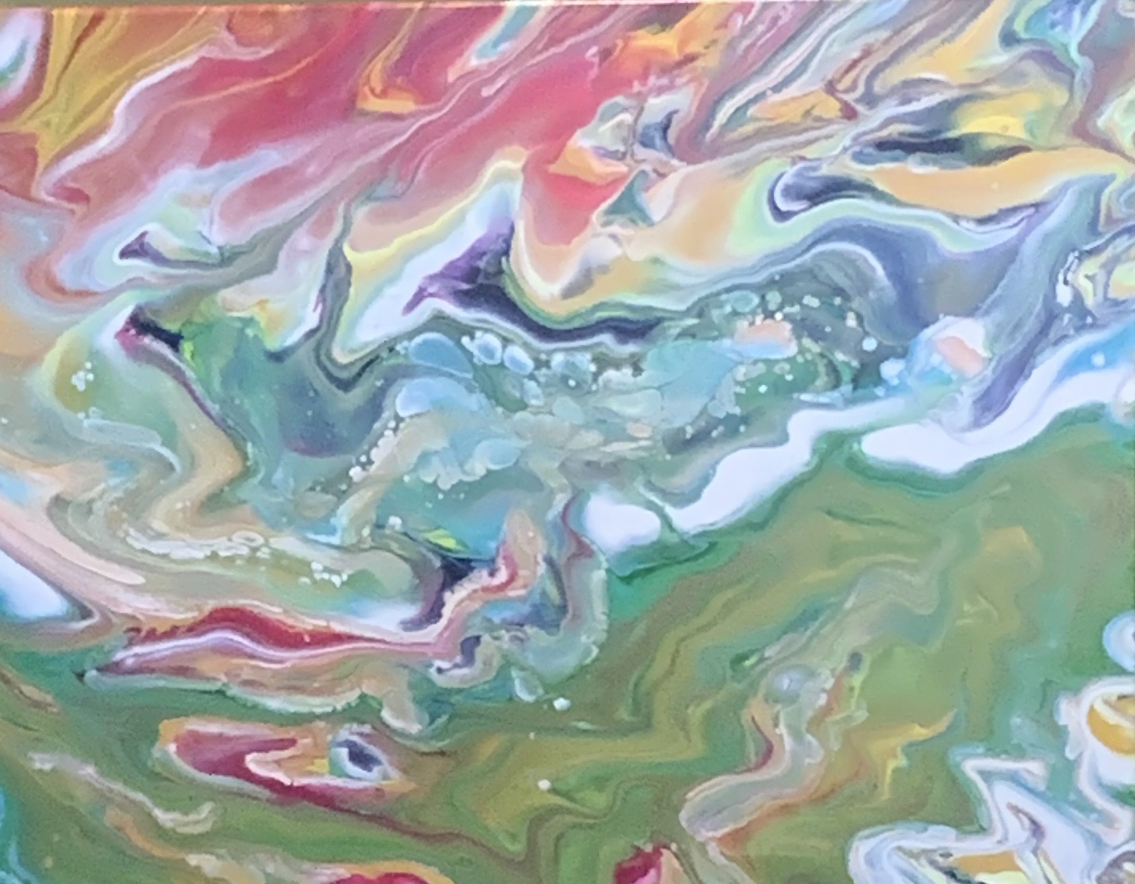 Acrylic Pouring for Beginners - Create a vibrant painting using the Puddle  Pour Technique, Suzane Christie