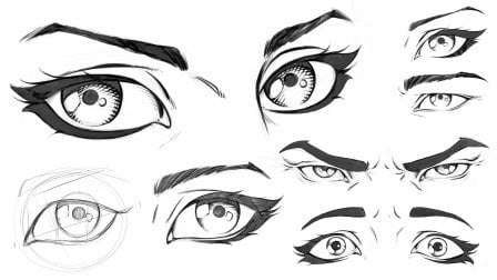 How to Draw Anime Eyes - For Beginners, Enrique Plazola