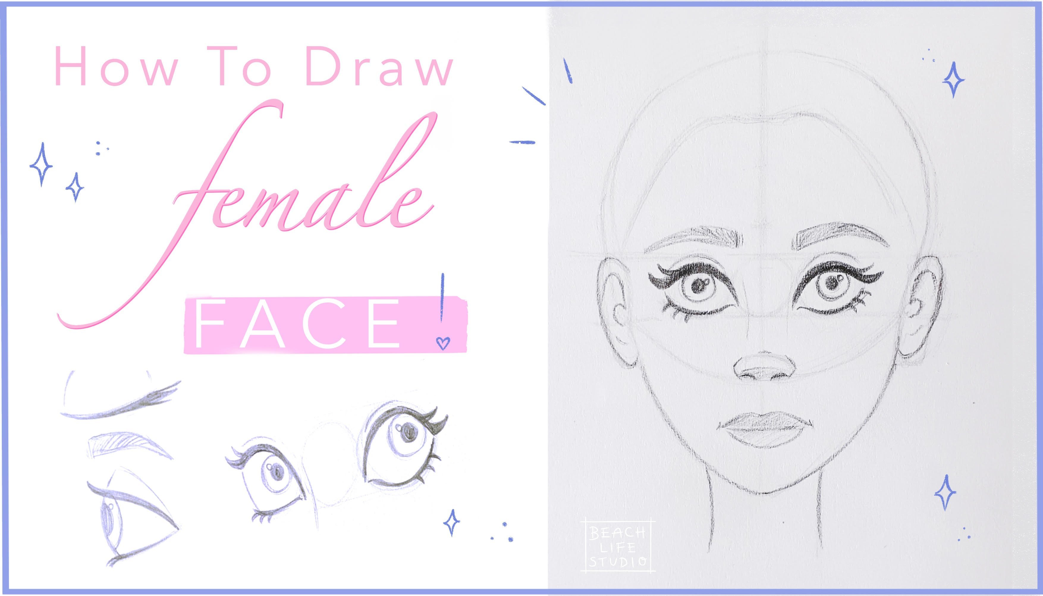 female face outline