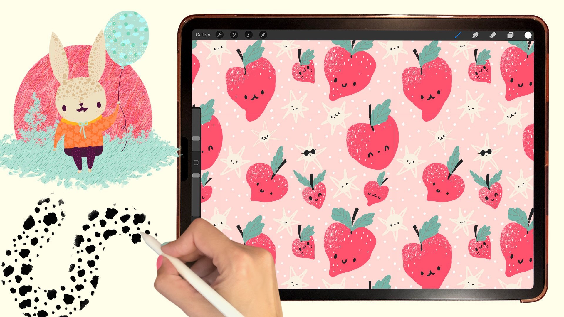 Create Patterns and Pattern Brushes in Procreate® - Older Procreate version, new class available