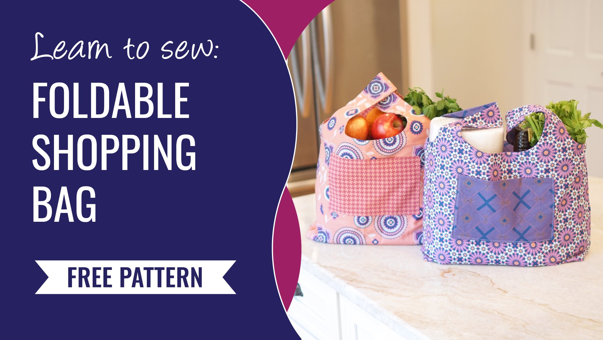 Sew A Foldable Shopping Bag Stephanie Theisen Skillshare