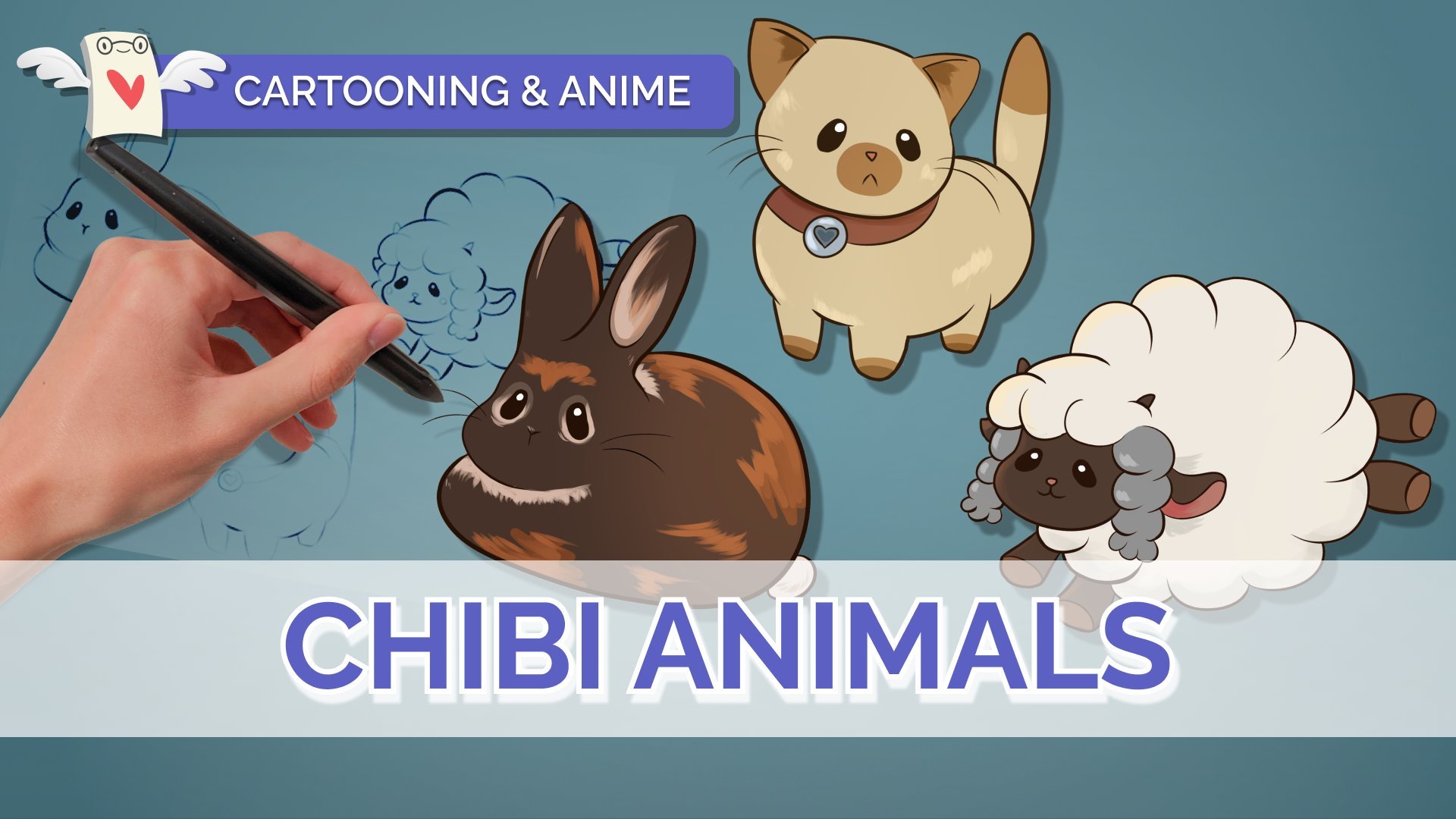 chibis in love animals