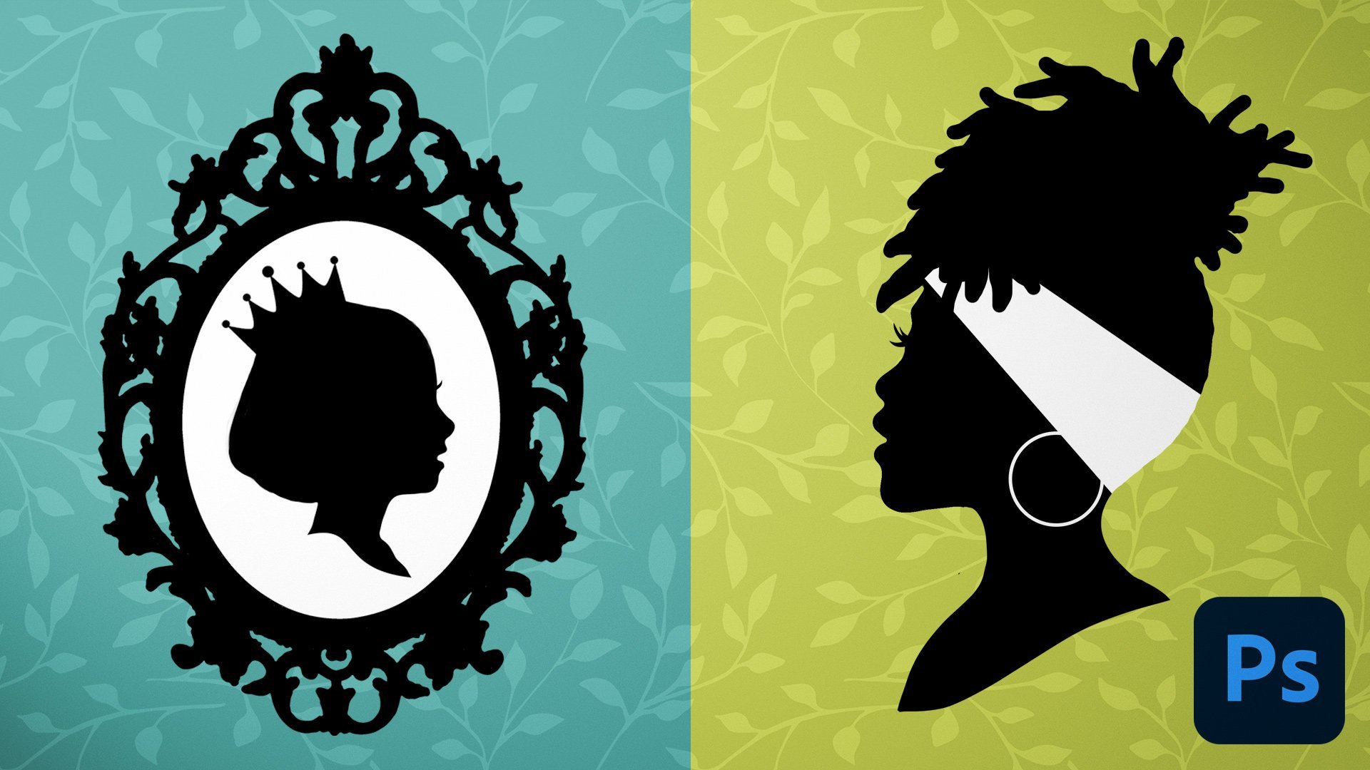 Create a Stylized Silhouette Portrait in Photoshop | Khara