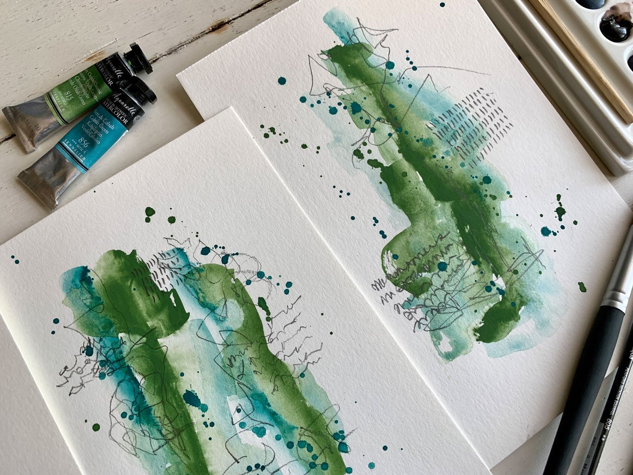 Denise's Earth Friendly Fill & Paint Watercolor Palette