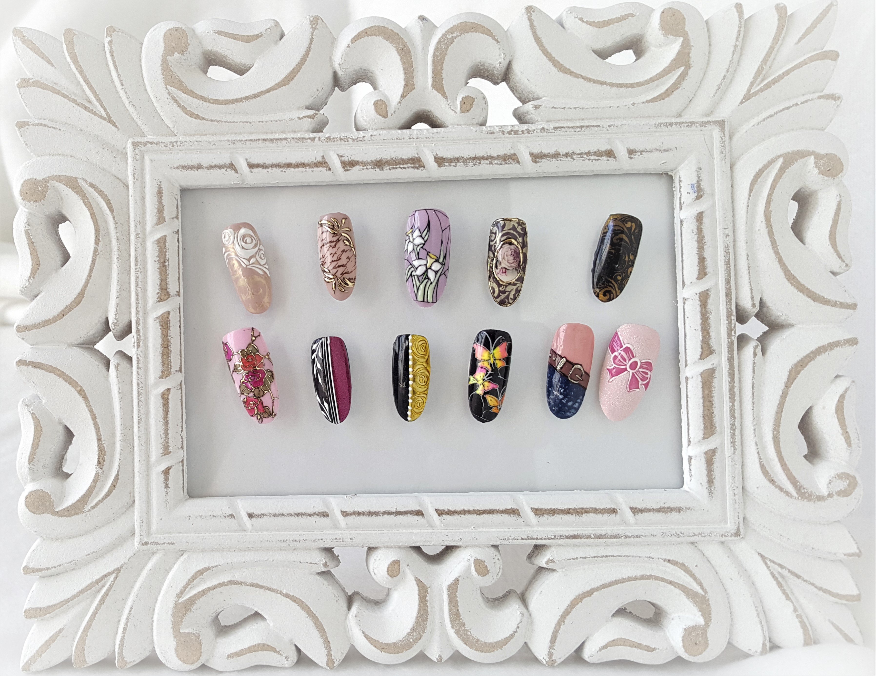 LV TRANSFER FOIL NAIL ART INSPO [Video]