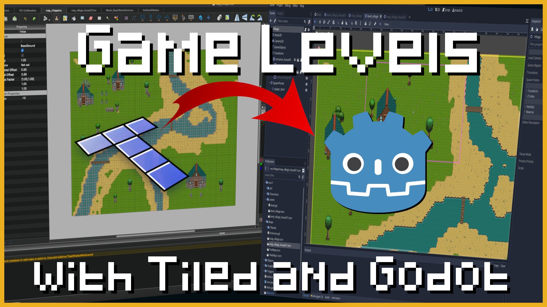 Making Game Levels for 2D Godot RPGs with Tiled | Christopher Navarre |  Skillshare