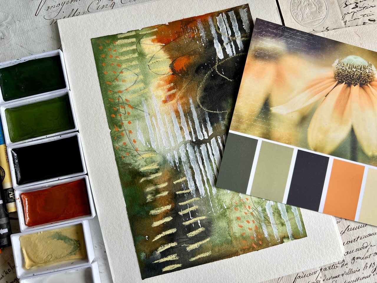 Unleash Your Creativity: Crafting Abstract Art with Color Palettes