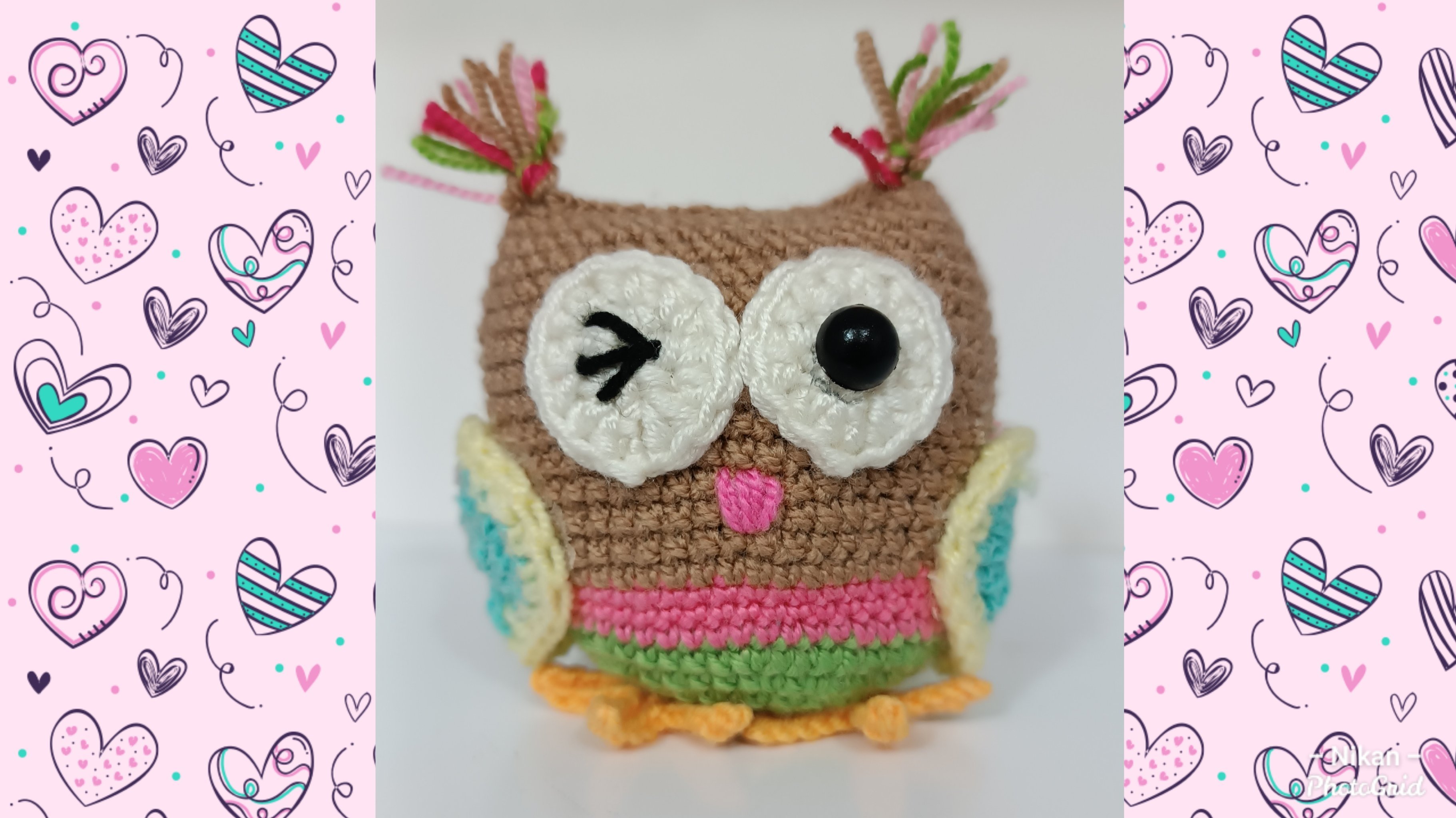 How to Crochet Owl Coin Purse 