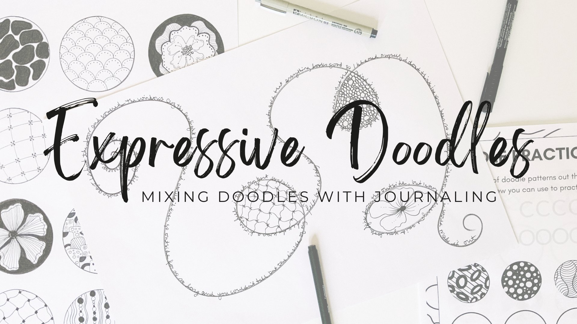 How to doodle in your art journal without drawing skills