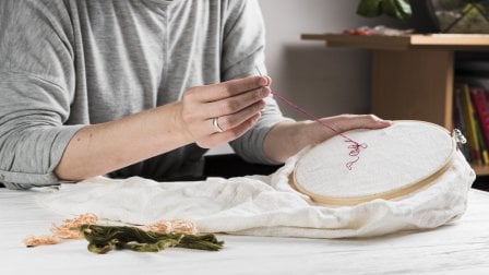 Outline for the embroidery project  skillshare student project