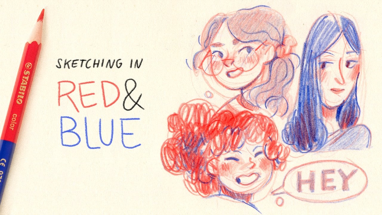 DRAWING with a RAINBOW PENCIL?! // Color-Changing Art Supply // Filling a  Page in my Sketchbook 