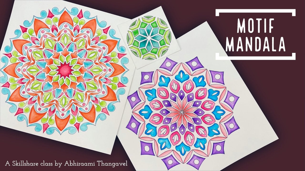 How To A Simple Mandala Step By Step!