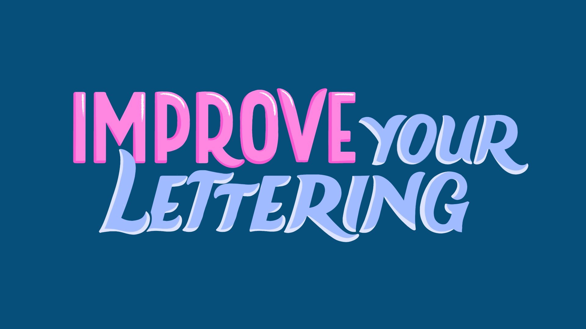 Lettering à mão no Procreate: truques e dicas para melhorar sua lettering