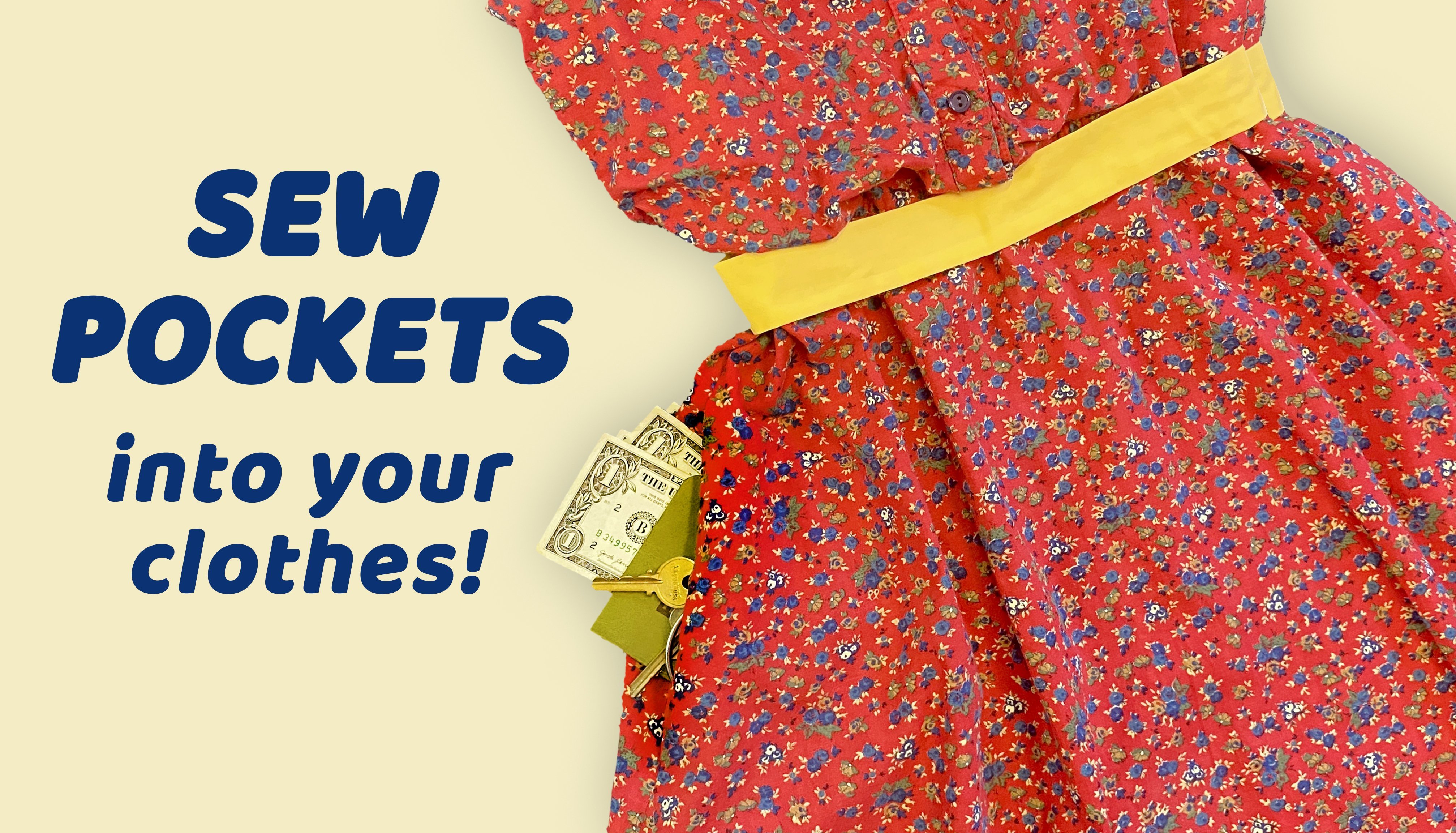 Sewing Alterations: Stitch Hidden Pockets into Your Clothes