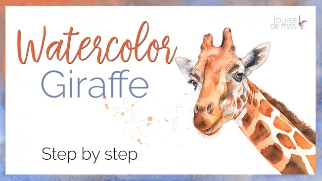 Download Watercolor Giraffe Louise De Masi Skillshare