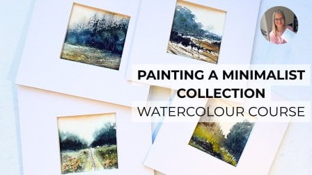 Paint a Minimalist Collection of Watercolour Landscapes