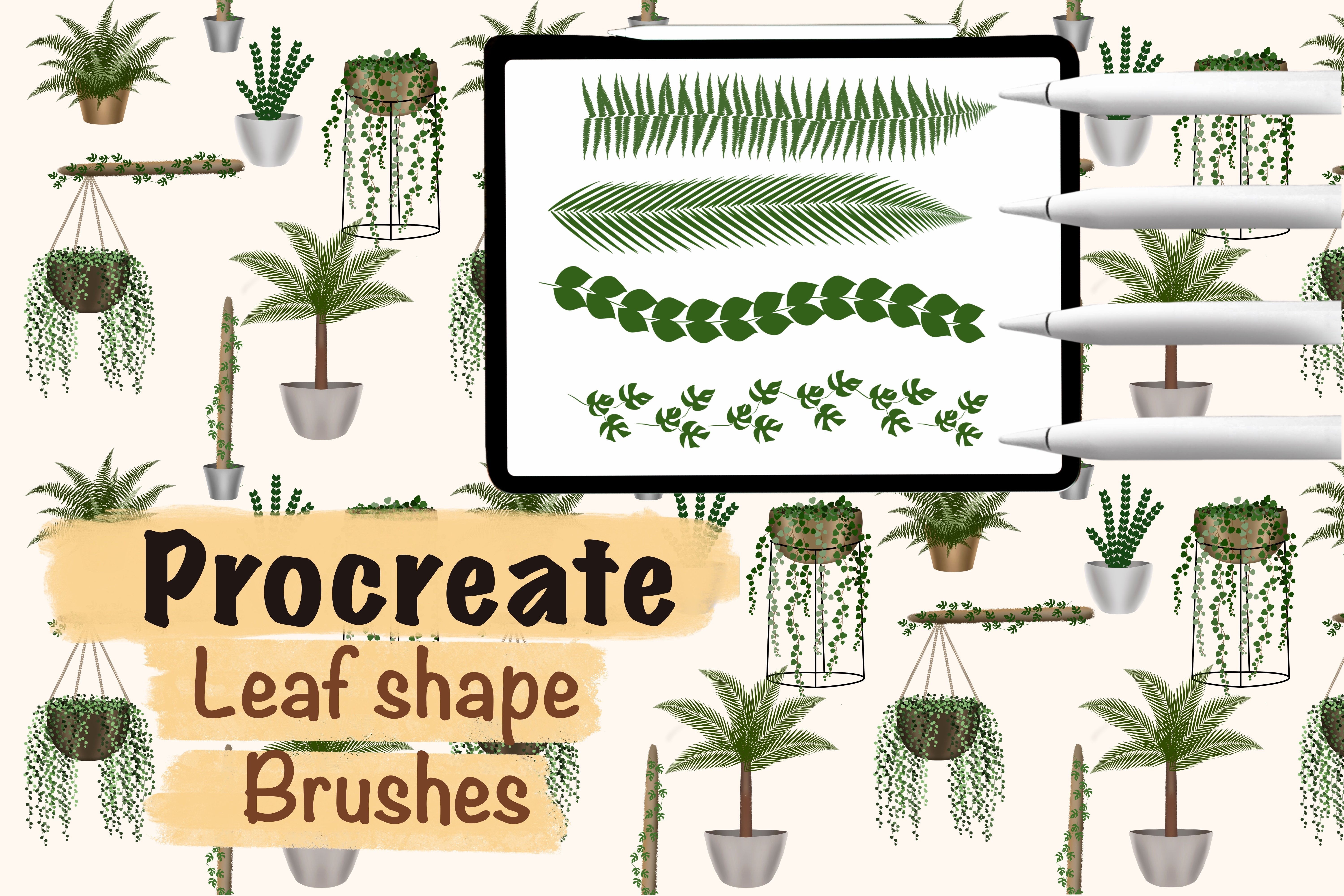 House Plant Leaves Brush