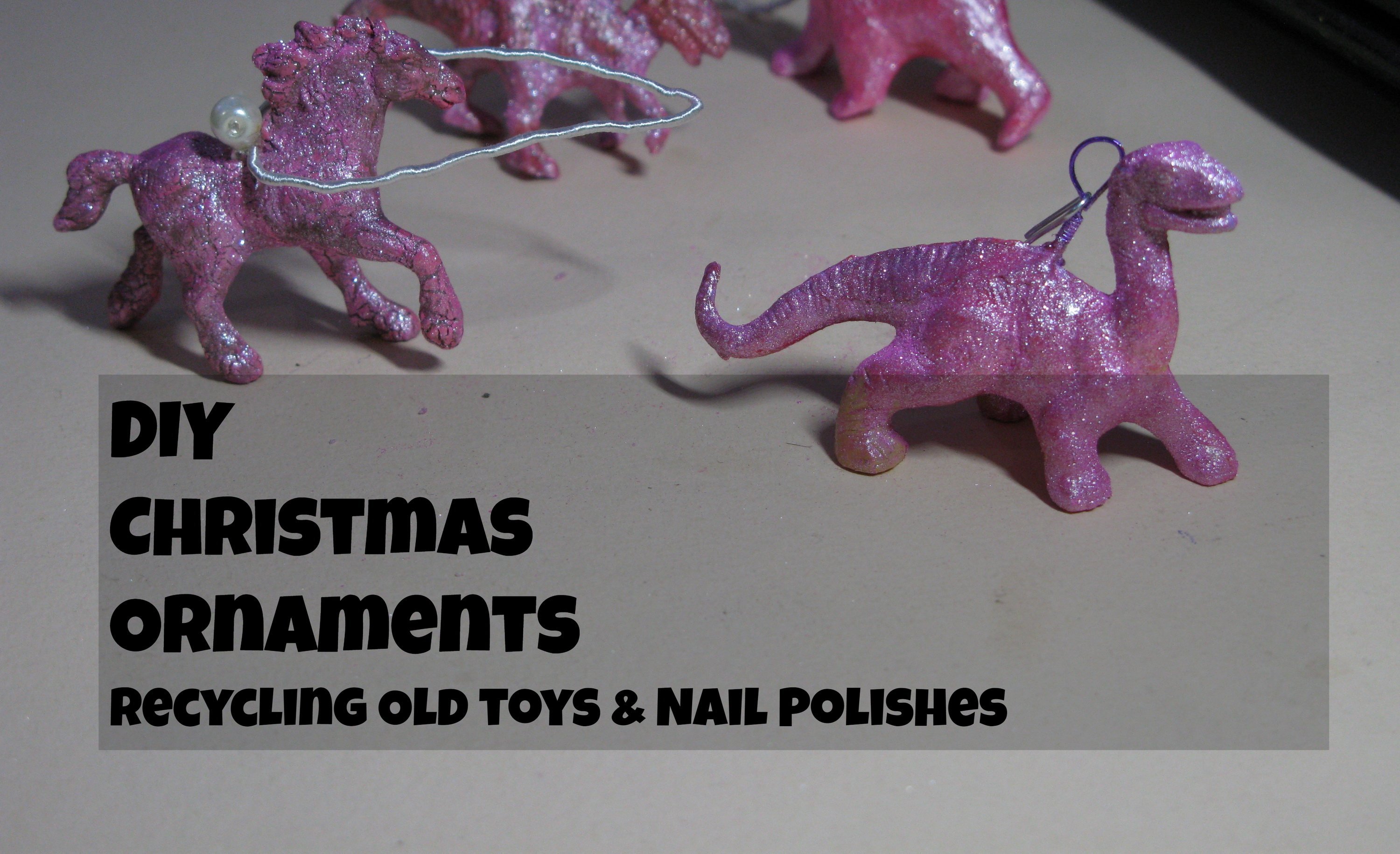 How to Make Christmas Ornaments from Toys