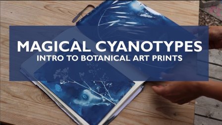 Magische Cyanotypen: Einführung in botanische Kunstdrucke