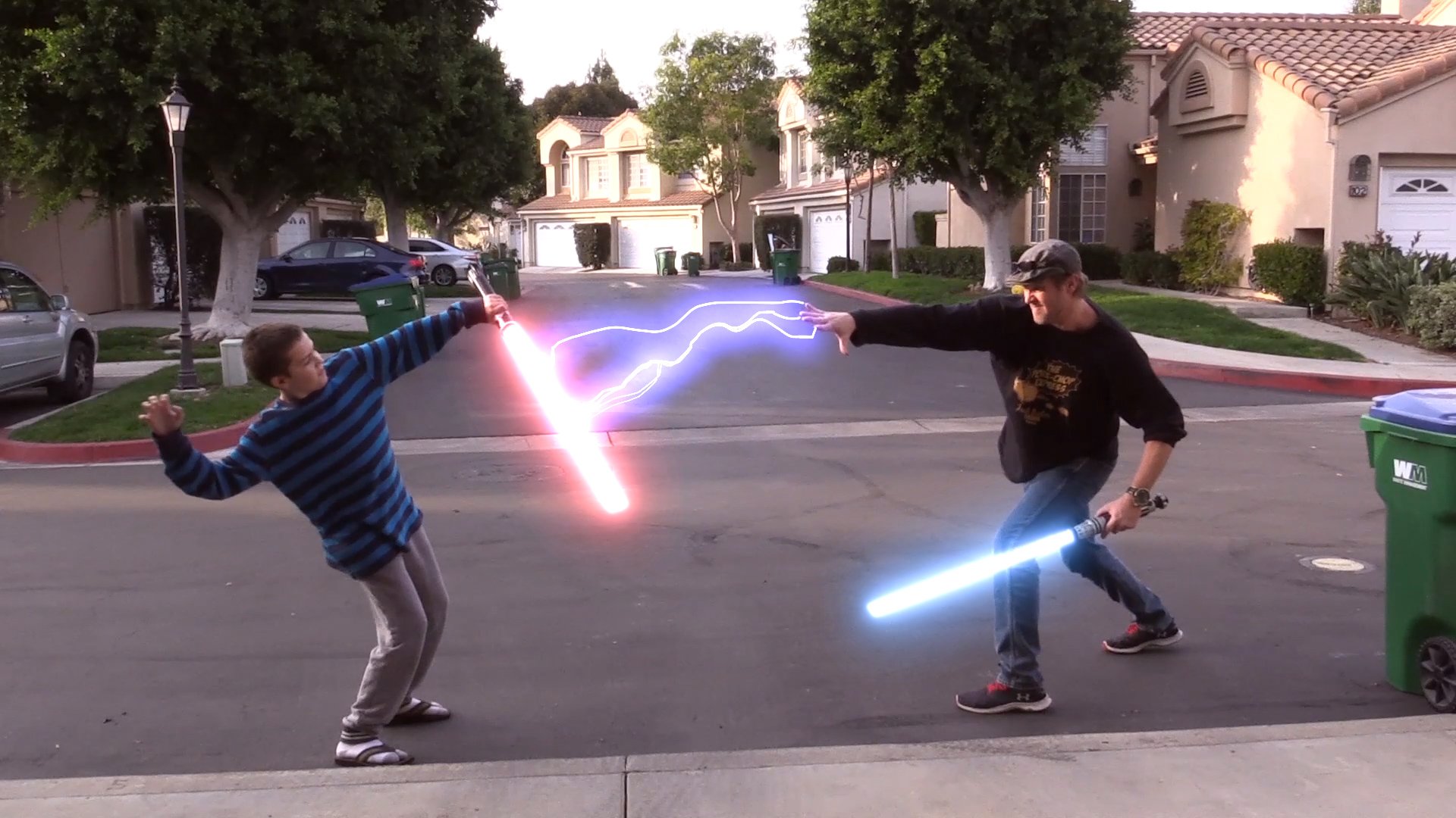 STAR WARS Special Effects! Create your own Star Wars Lightsabers and