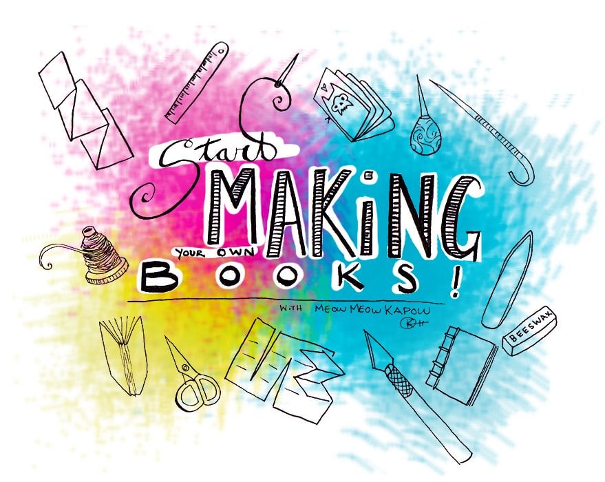 Start making books! Basic, soft-cover bookbinding structures, Kat From  MeowMeowKapow