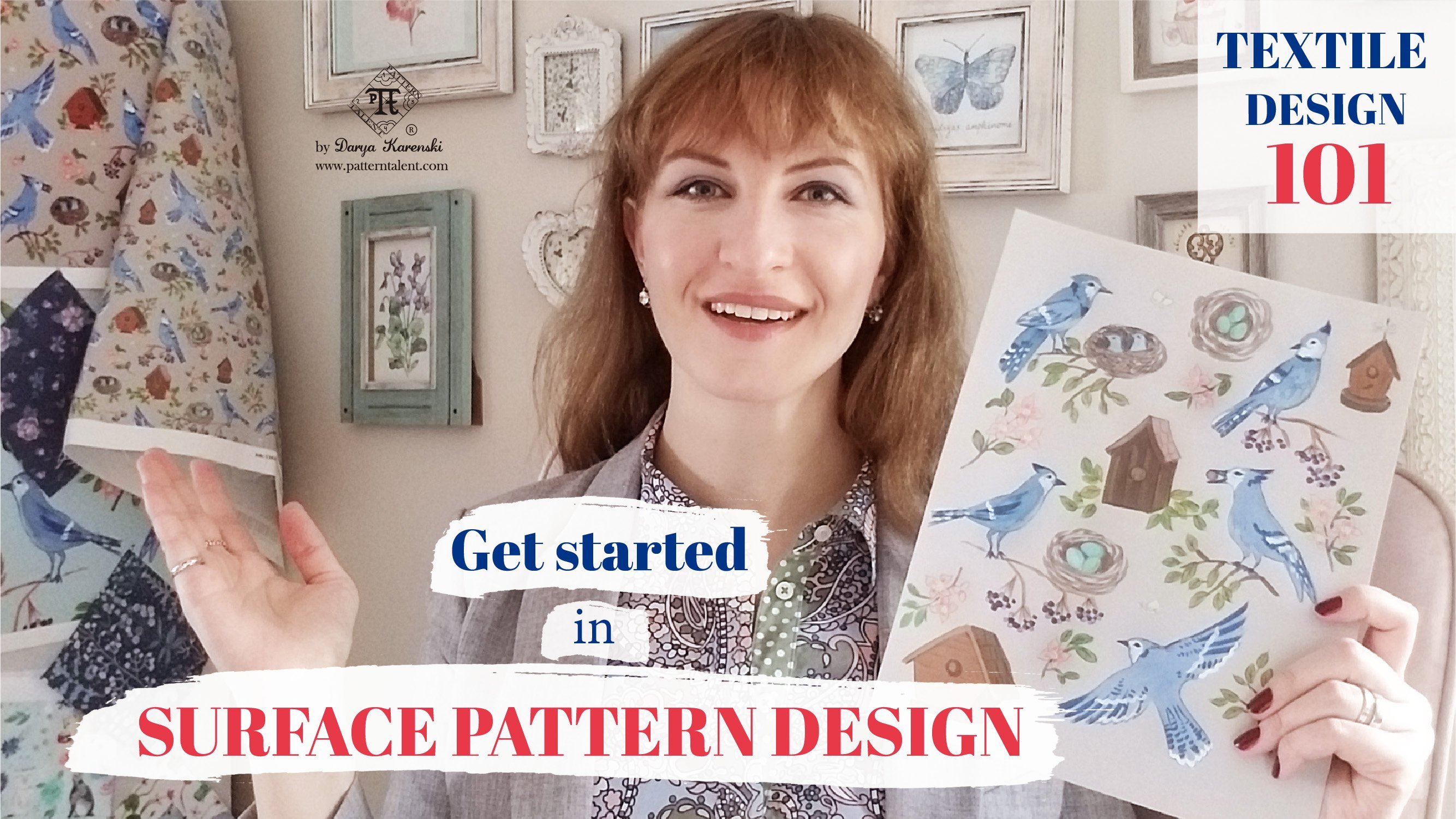 Introduction to Surface Pattern & Textile Design - Your Unique Path!, Darya Karenski