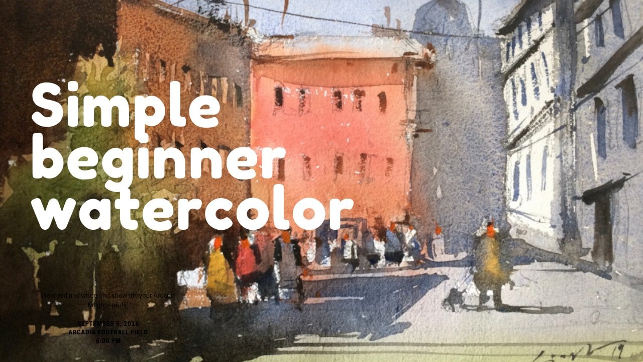 4 Watercolor Exercises For Beginners - BRUCE BLACK ART