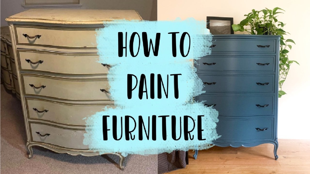 Pink Painted Dresser Makeover- Stripping and Blending Paint Using Chalk  Paint 