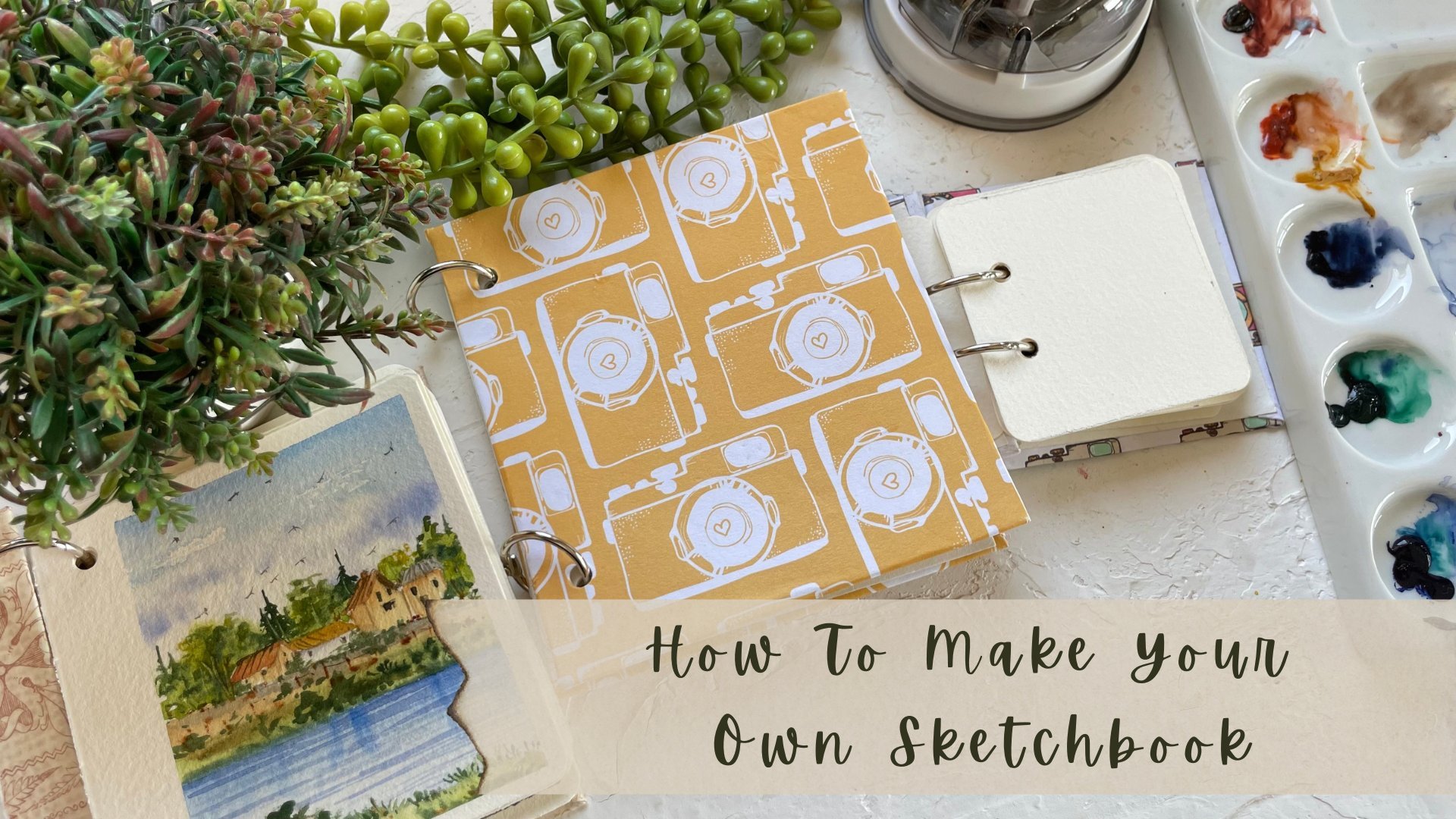 How to Make your Own Sketchbook from Scratch- Easy Technique