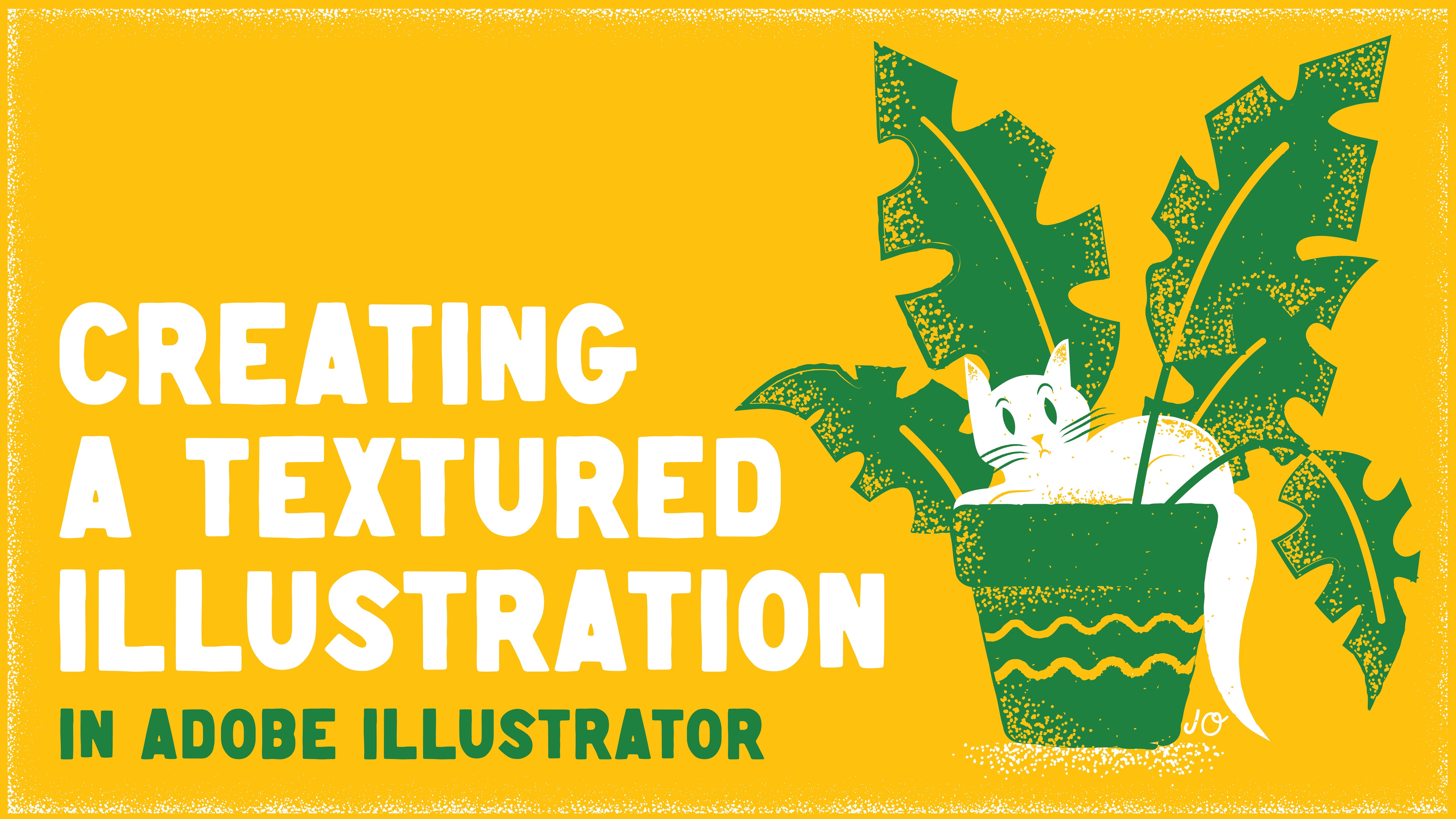 Cómo crear una ilustración texturizada en Adobe Illustrator