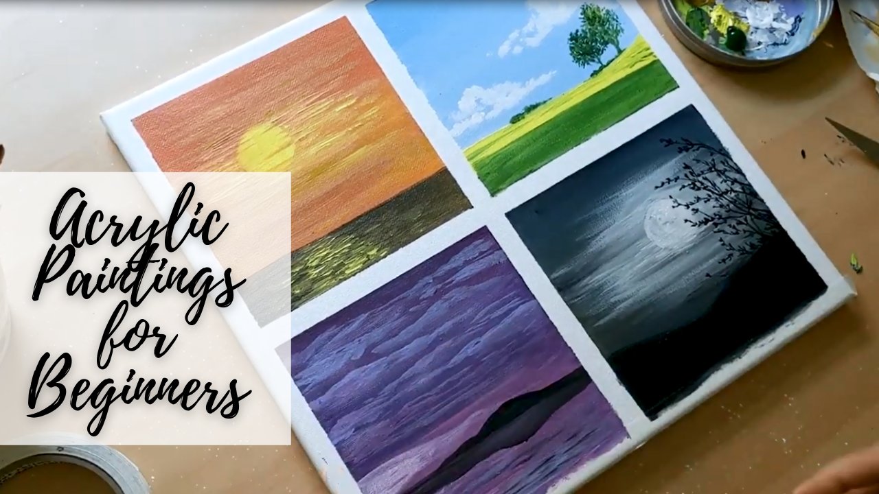 acrylic painting: learn the basics of acrylics with styles