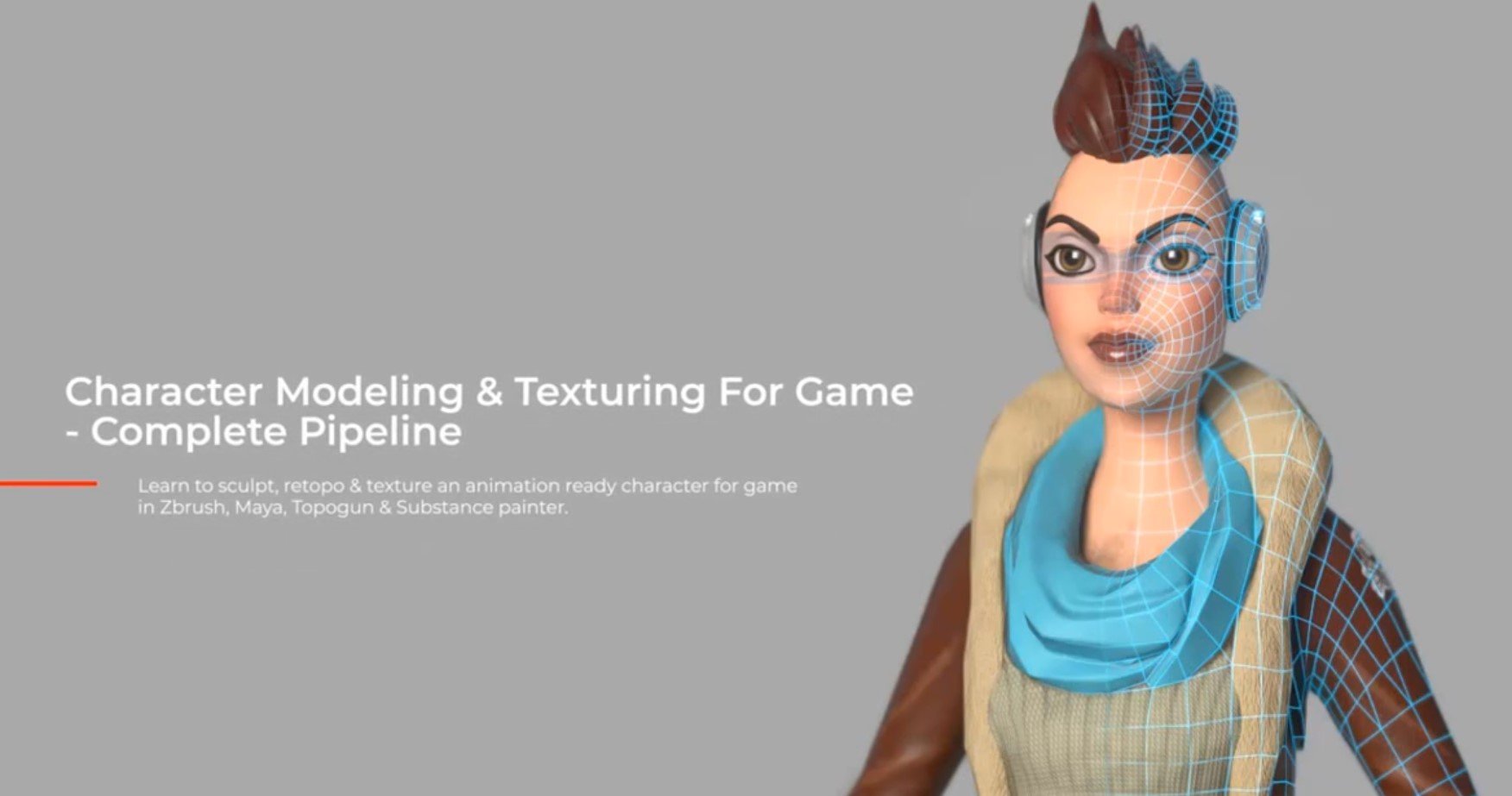 Character Modeling & Texturing For Game - Sculpting | Nexttut