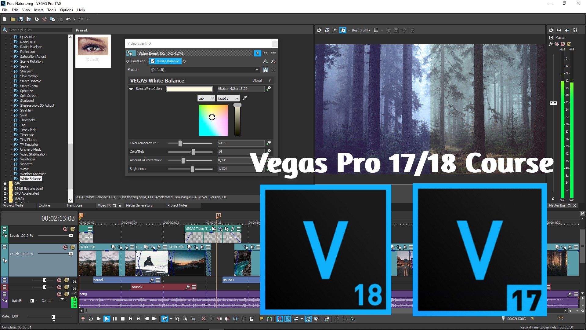 Sony Vegas Pro 17 18 The Complete Video Editing Masterclass 2023 