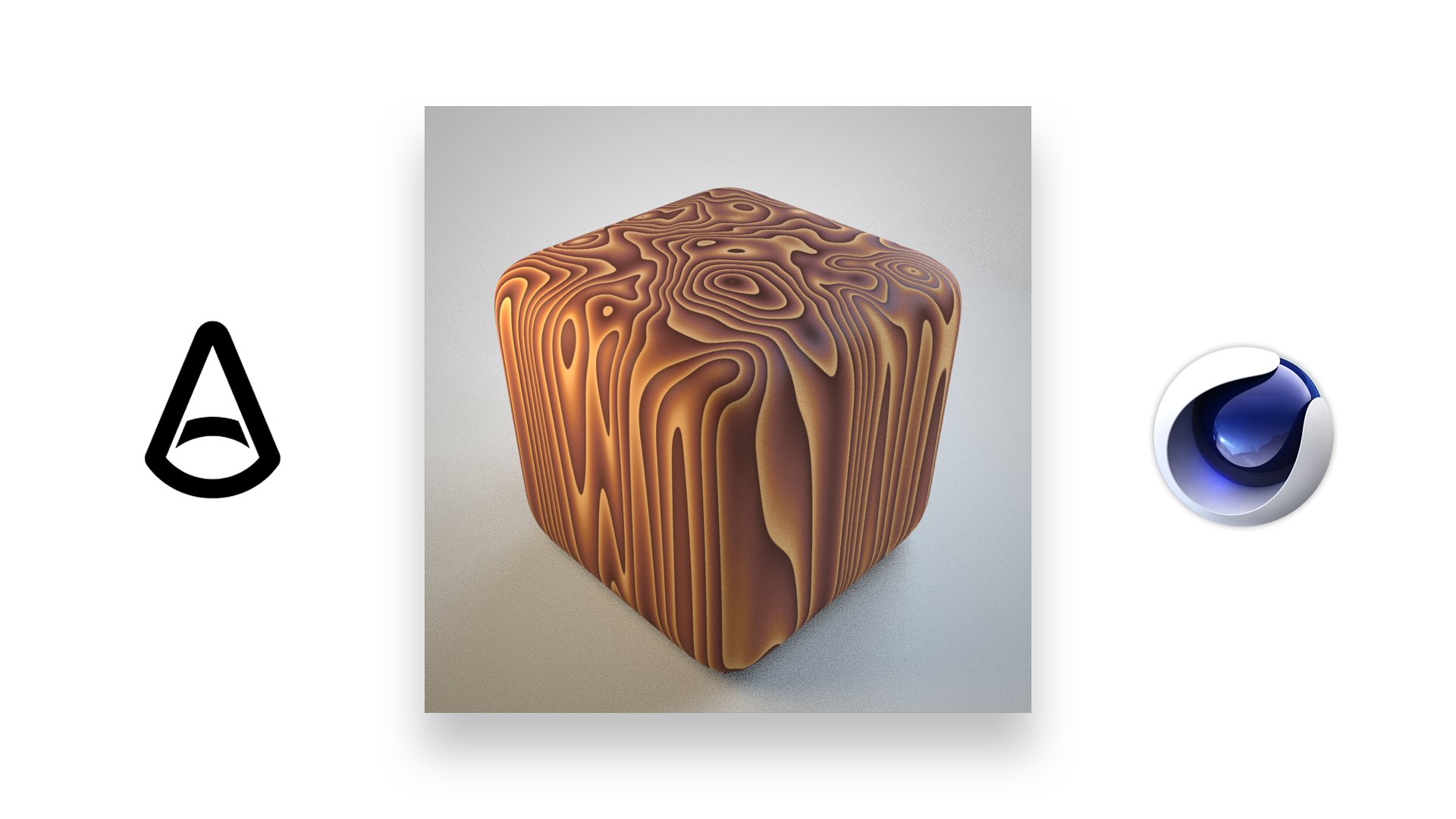 create a procedural infinite wood texture in arnold 5 for