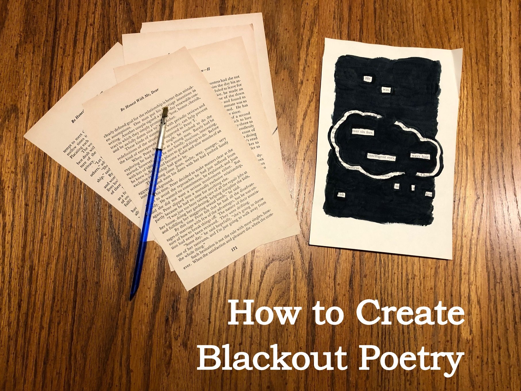How to Create Blackout Poetry | Liz Erhartic | Skillshare