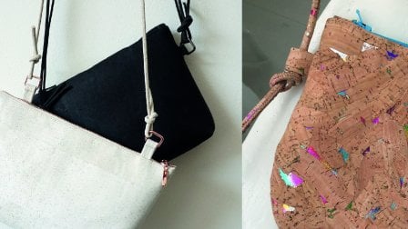 Aprende a coser un bolso bandolera con tela de corcho a. k. cuero de corcho (patrón incluido)
